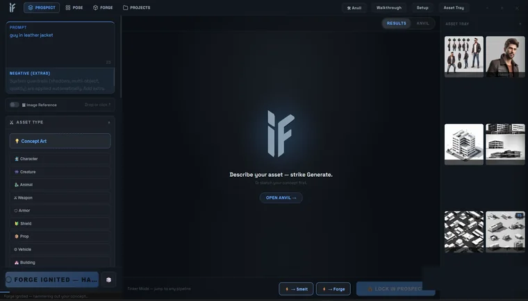InterForge — screenshot