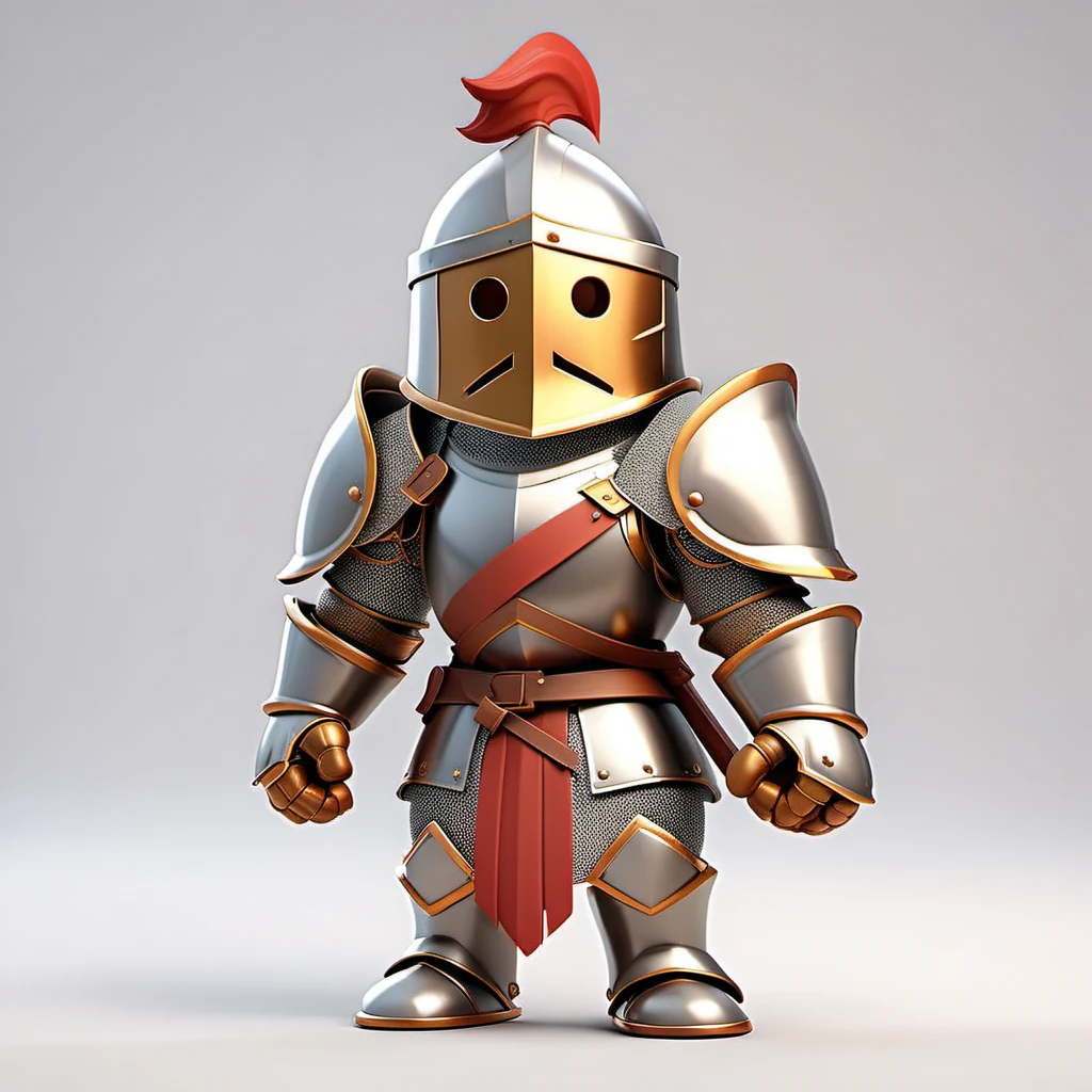 Chibi knight — generated concept art